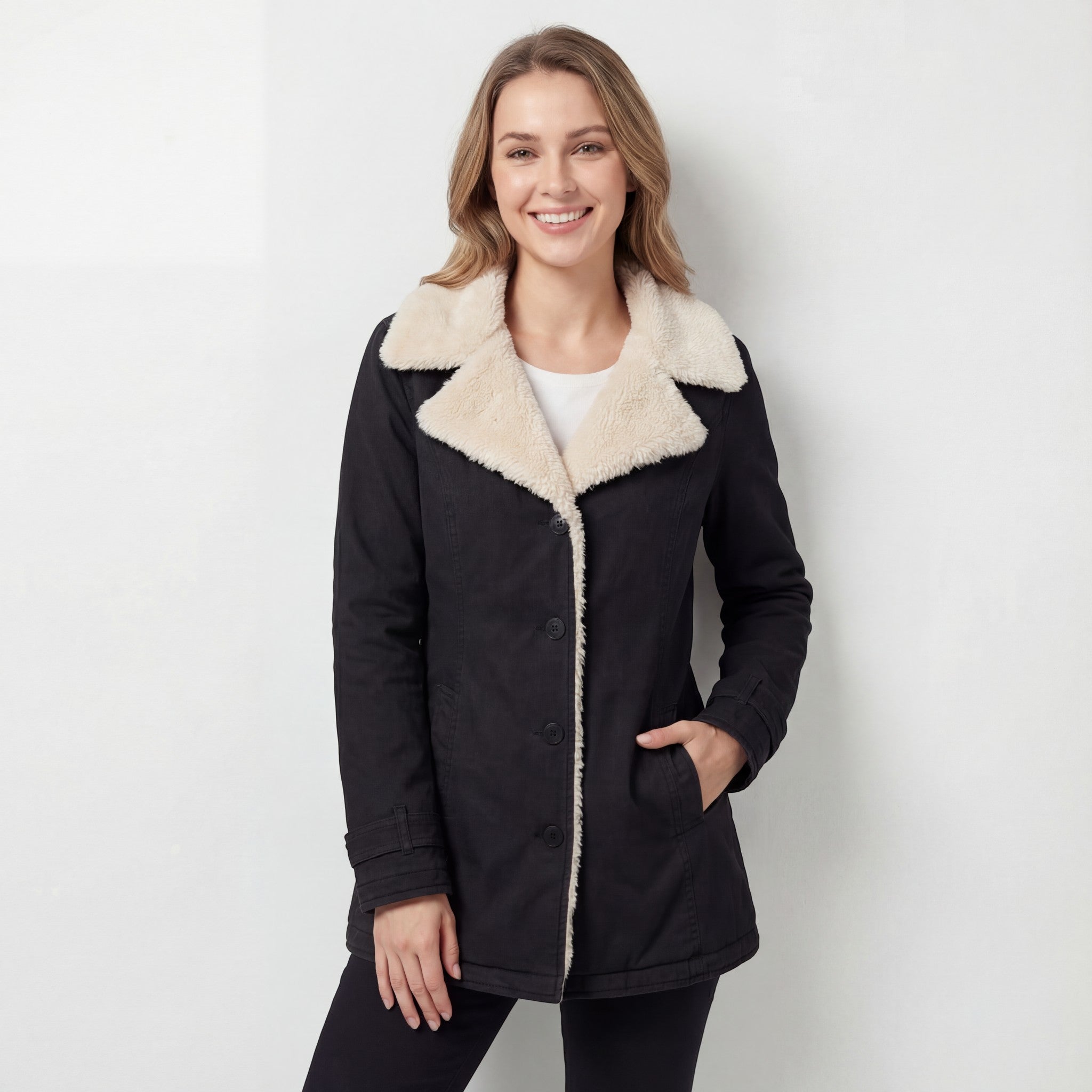 Riche | Veste femme en maille plush douce