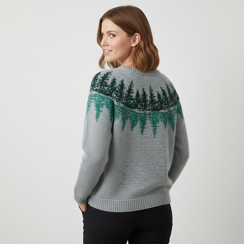 Riche | Pull femme col rond en maille