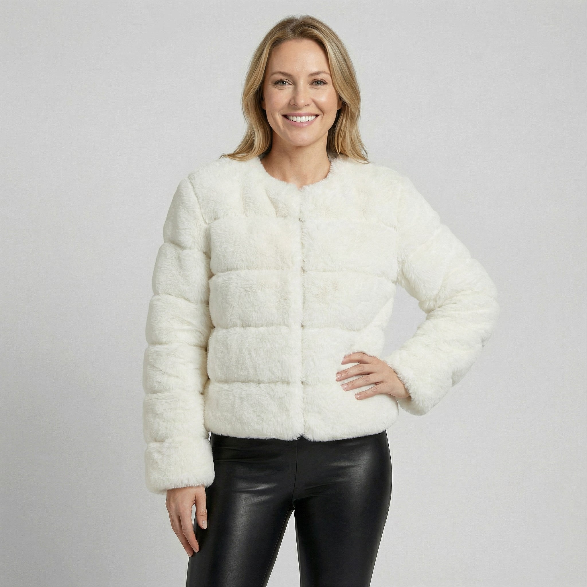 Riche | Manteau femme en fausse fourrure renard