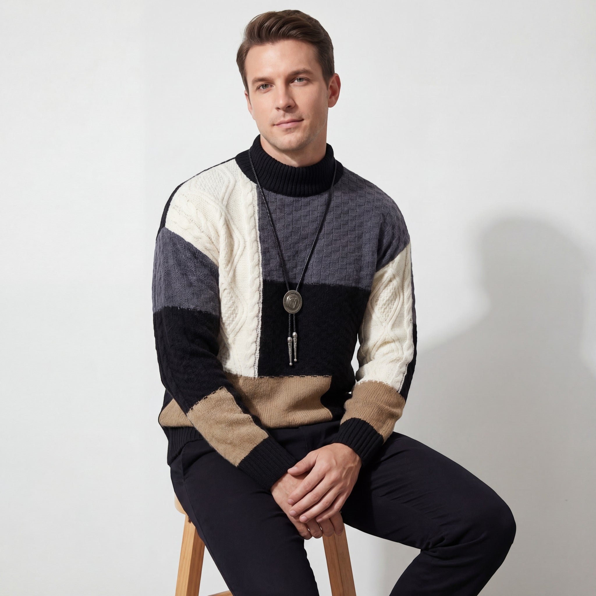 Riche | Pull homme en maille raffinée