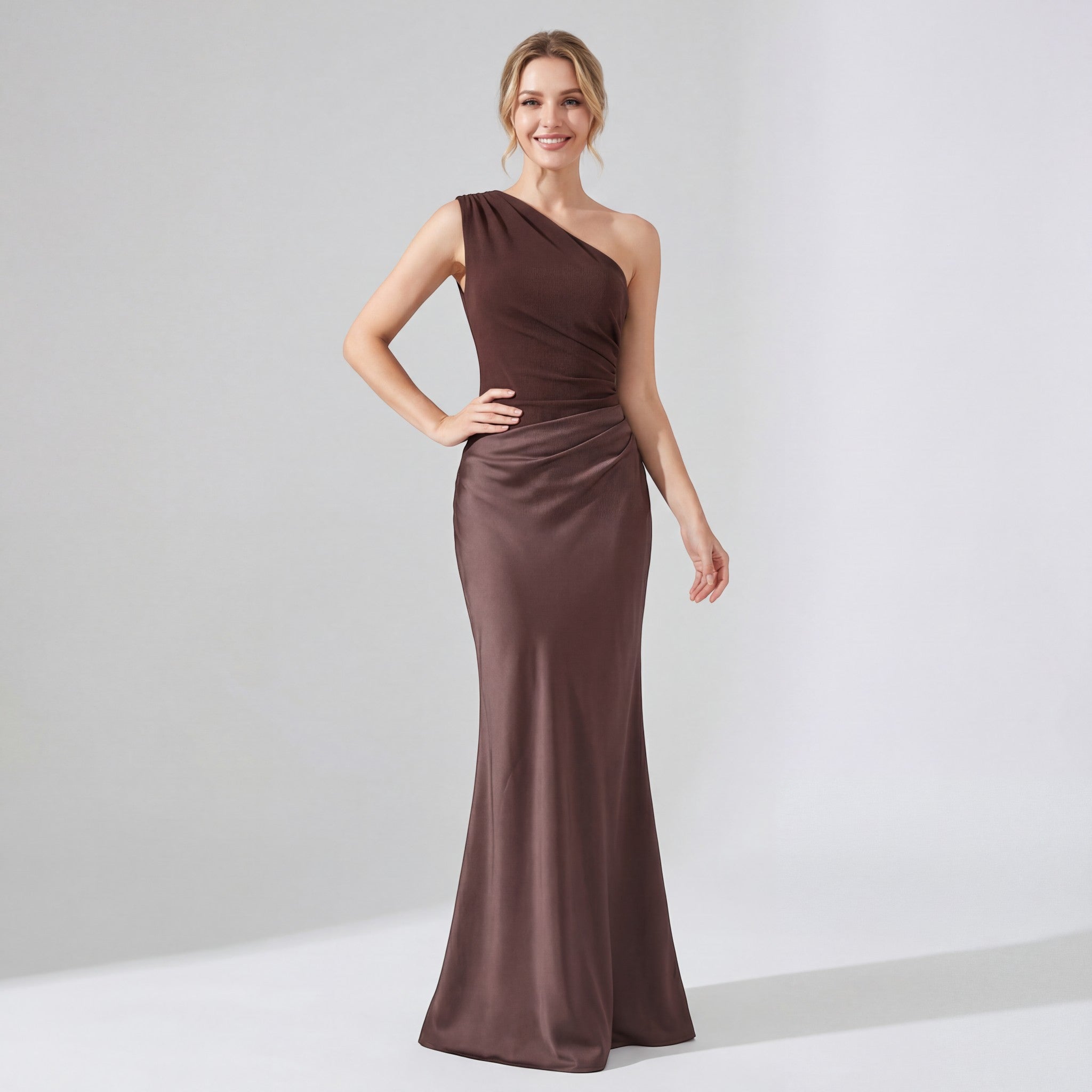 Riche | Robe fourreau en satin femme