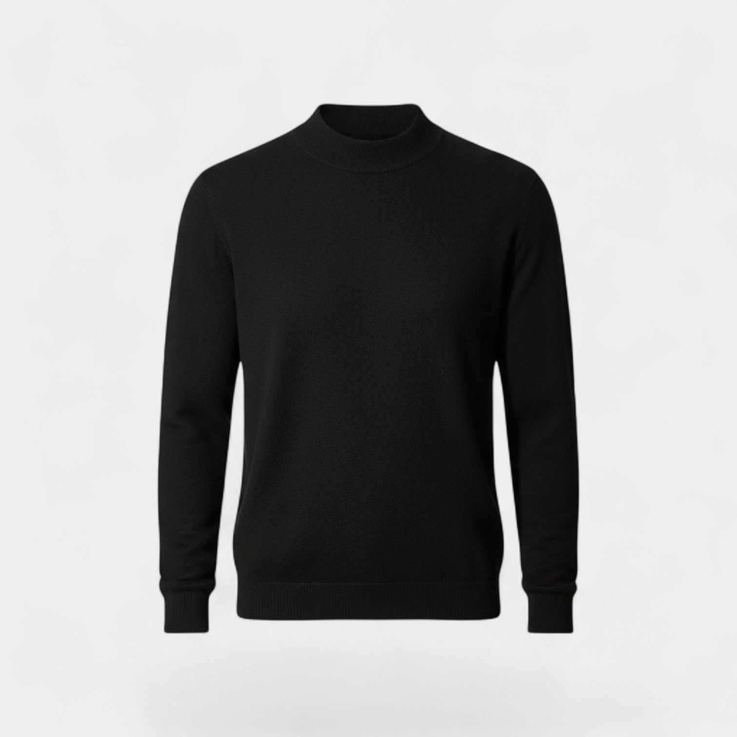Riche | Pull Homme en Cachemire – Col Montant Demi-Hauteur
