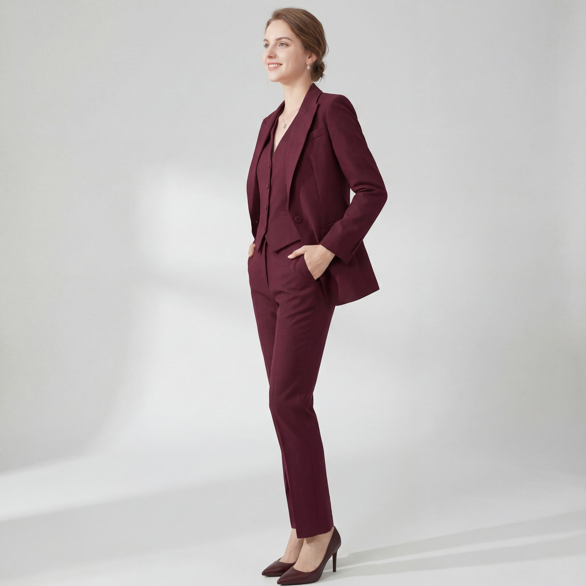 Riche | Ensemble tailleur femme en laine fine