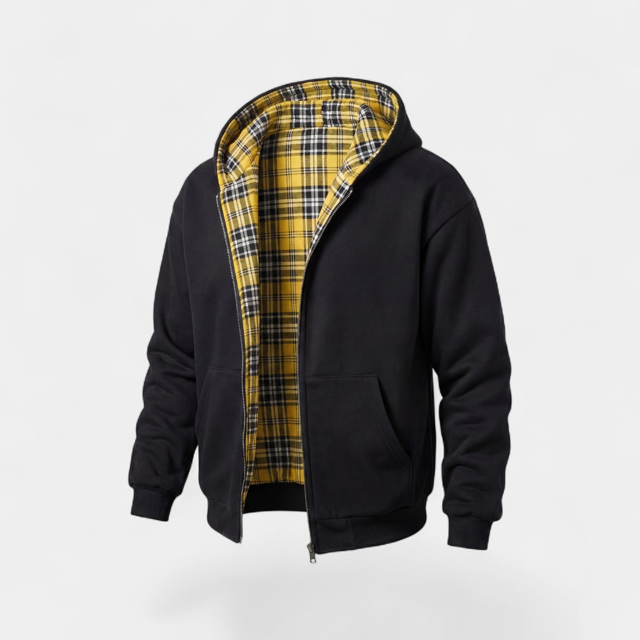 Riche | Veste réversible à capuche en maille pour femme et homme