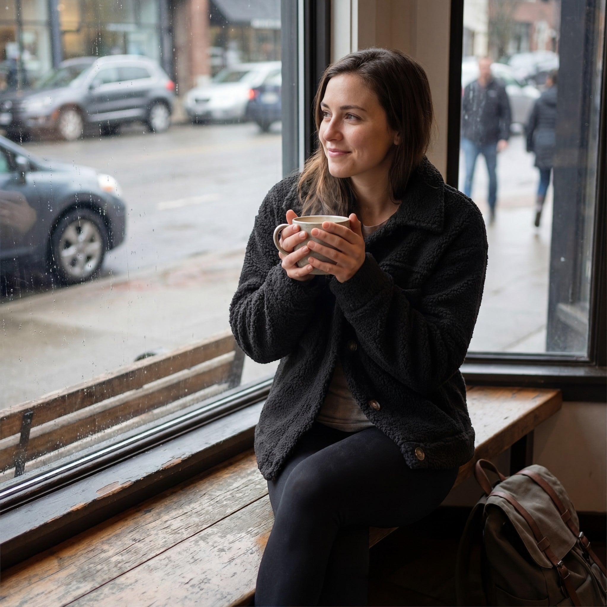 Riche | Veste femme en laine d’agneau