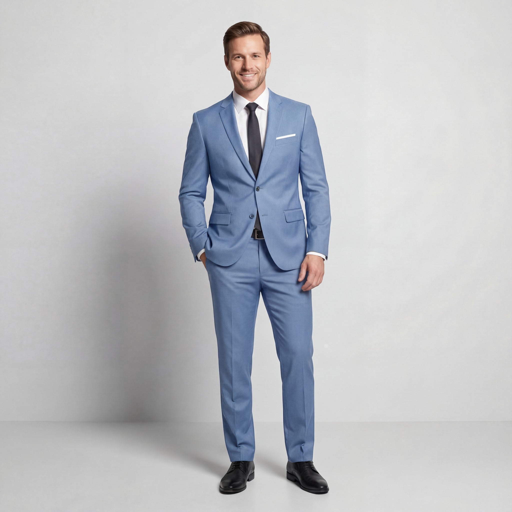 Riche | Ensemble tailleur en laine mélangée homme