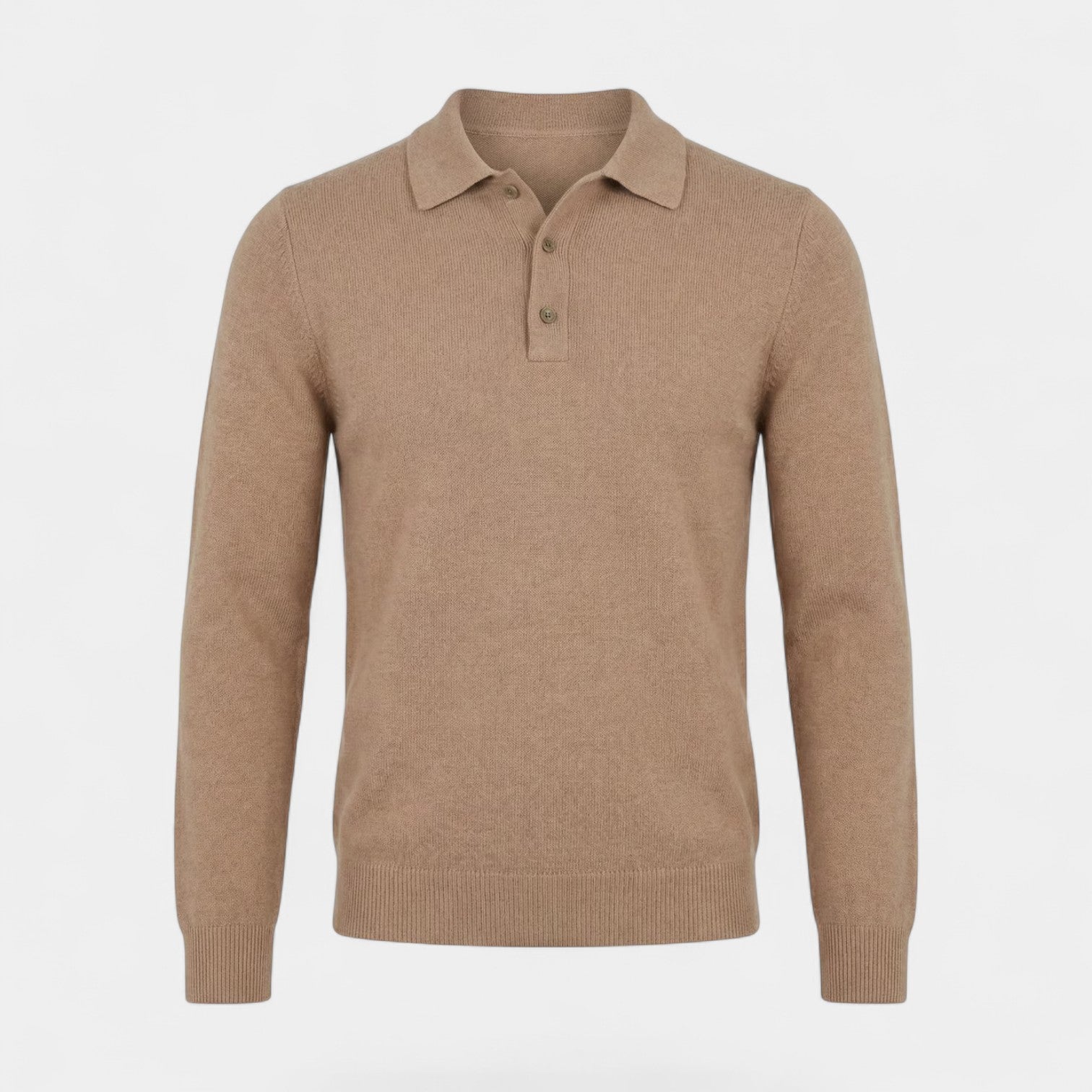 Riche | Polo manches longues homme – Coupe slim, élégance casual