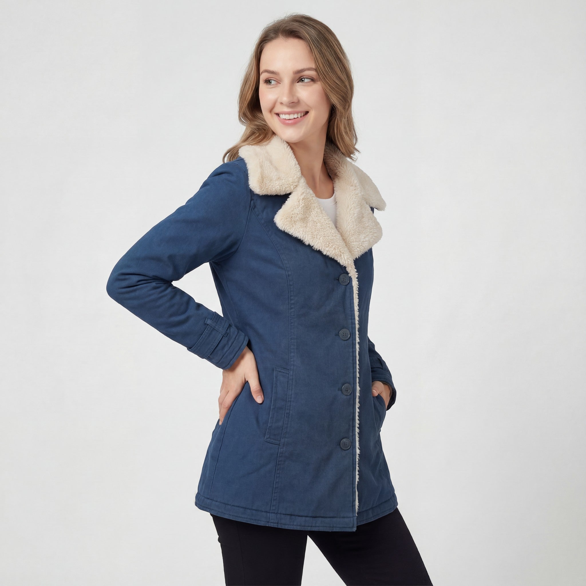 Riche | Veste femme en maille plush douce
