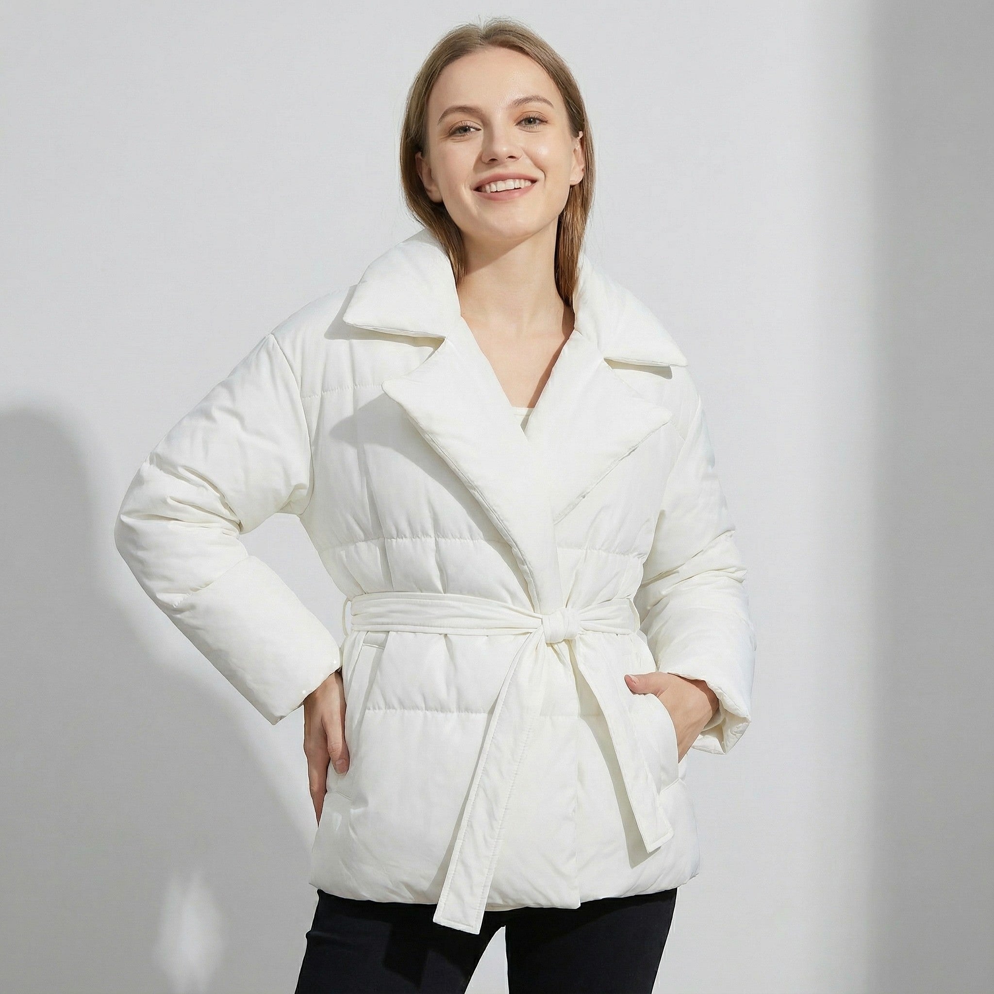 Riche | Veste femme en coton à lacets