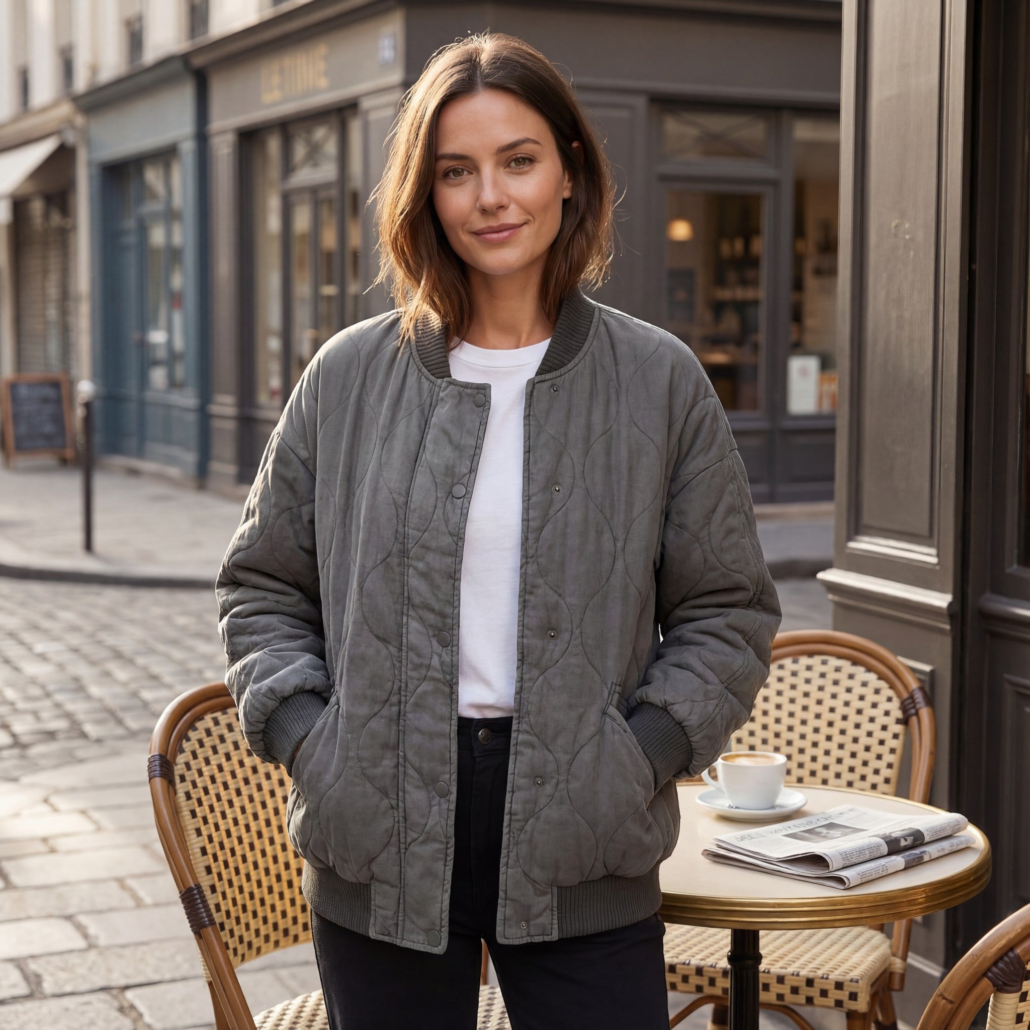 Riche | Veste matelassée ample pour femme