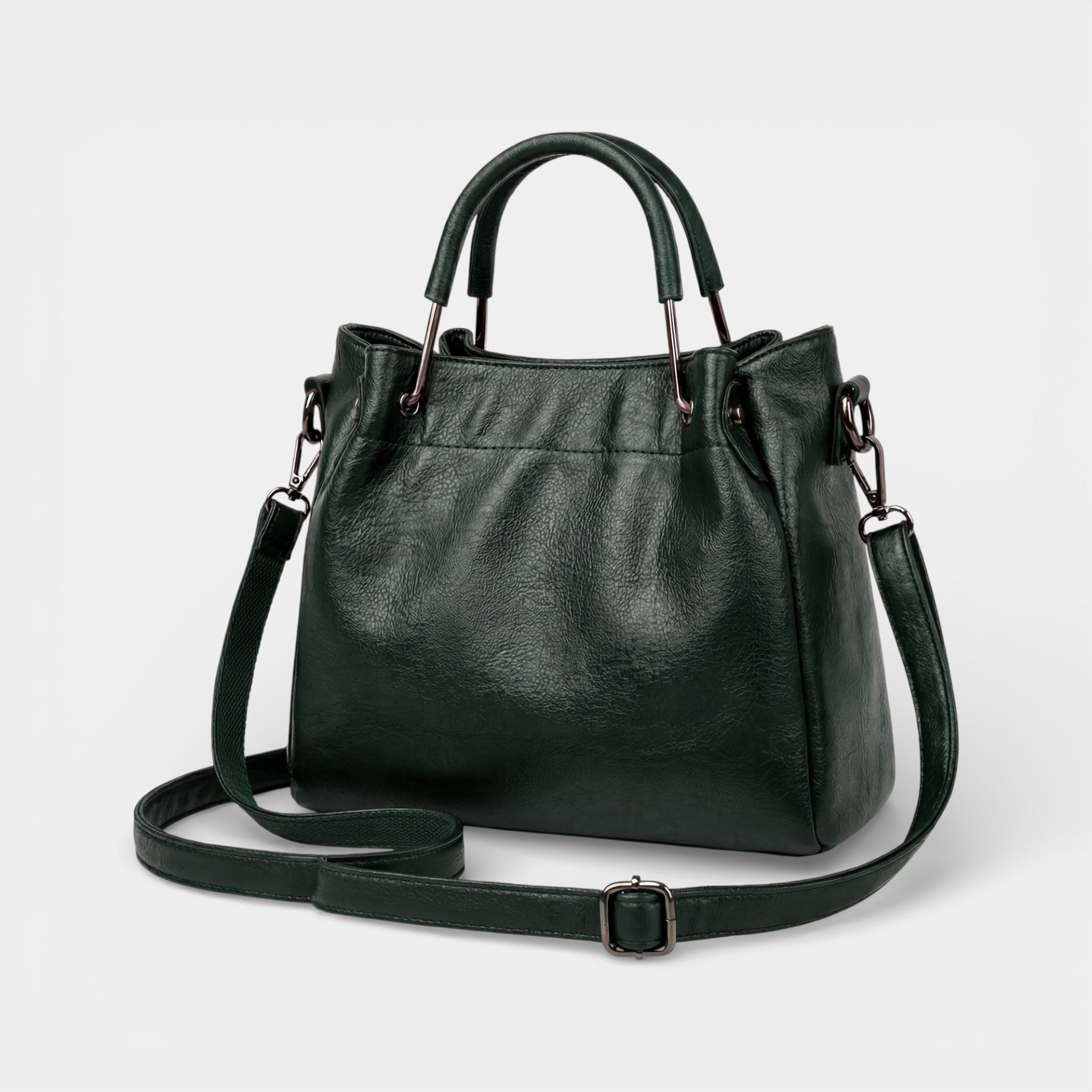 Riche | Sac seau rétro femme en cuir souple