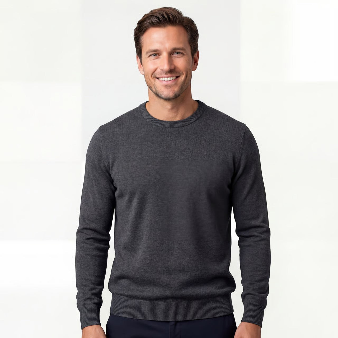 Riche | Pull homme coupe slim – Pull minimaliste casual