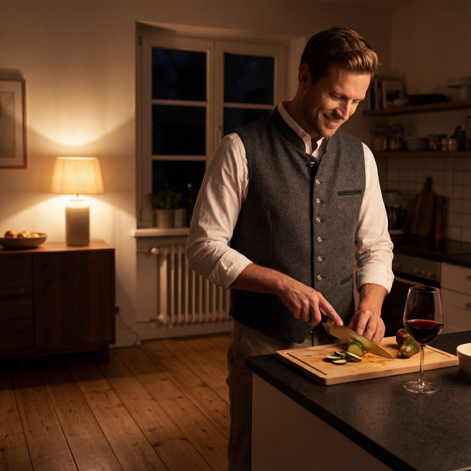 Riche | Gilet homme en laine mélangée