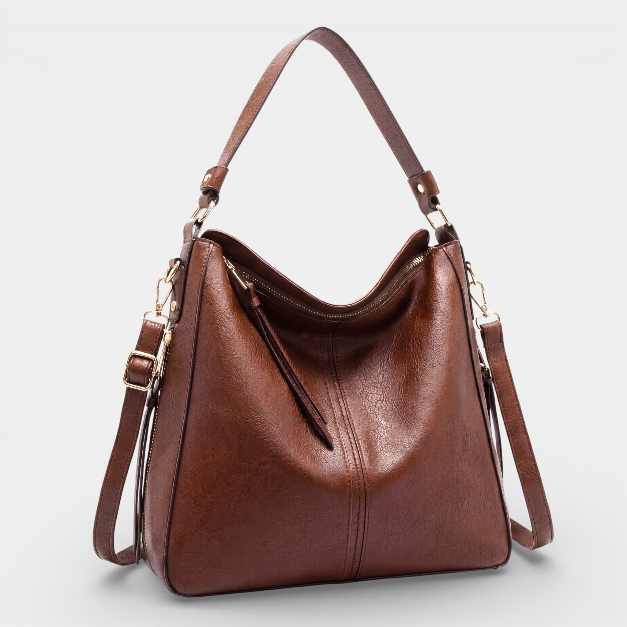 Riche | Sac hobo femme en cuir fin