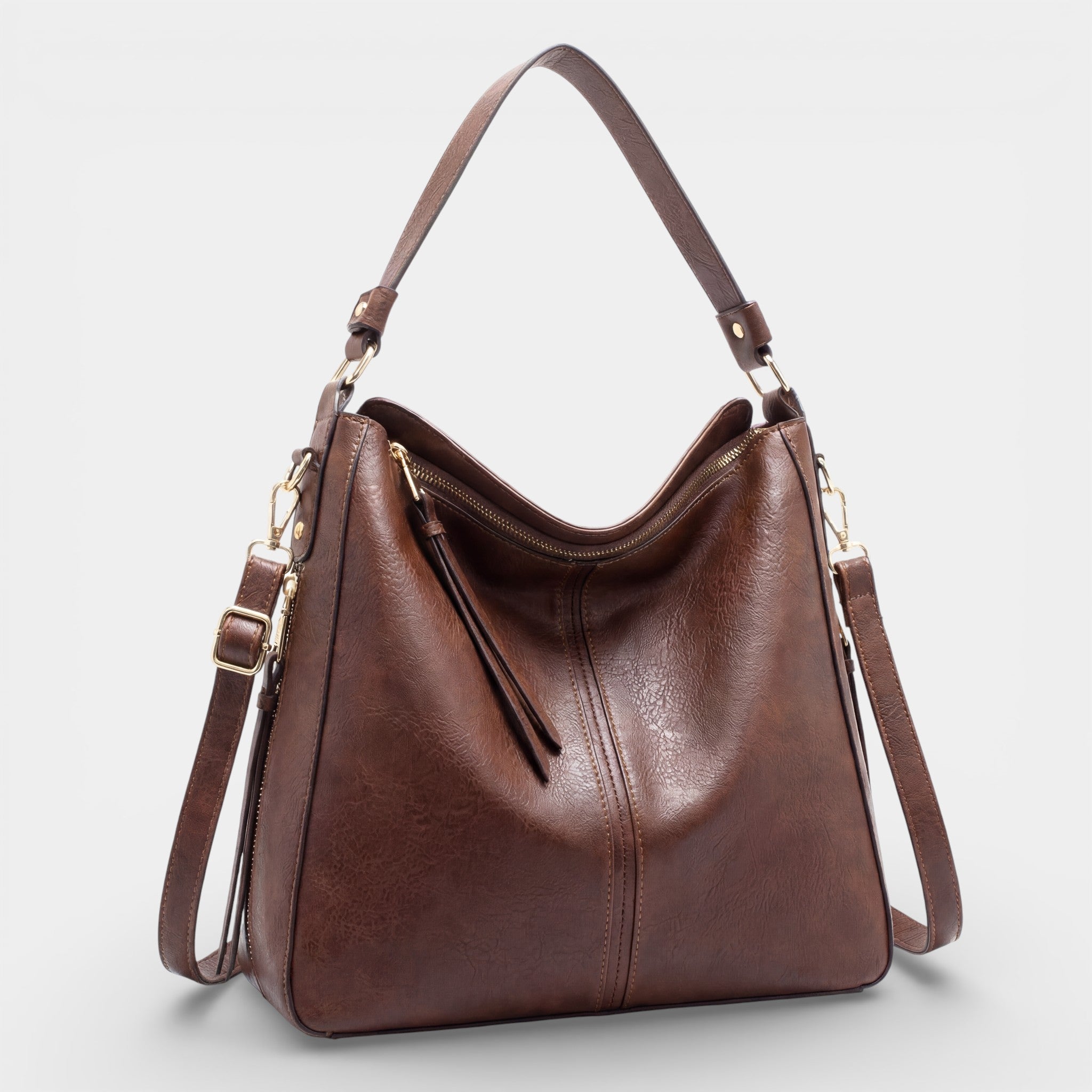 Riche | Sac hobo femme en cuir fin