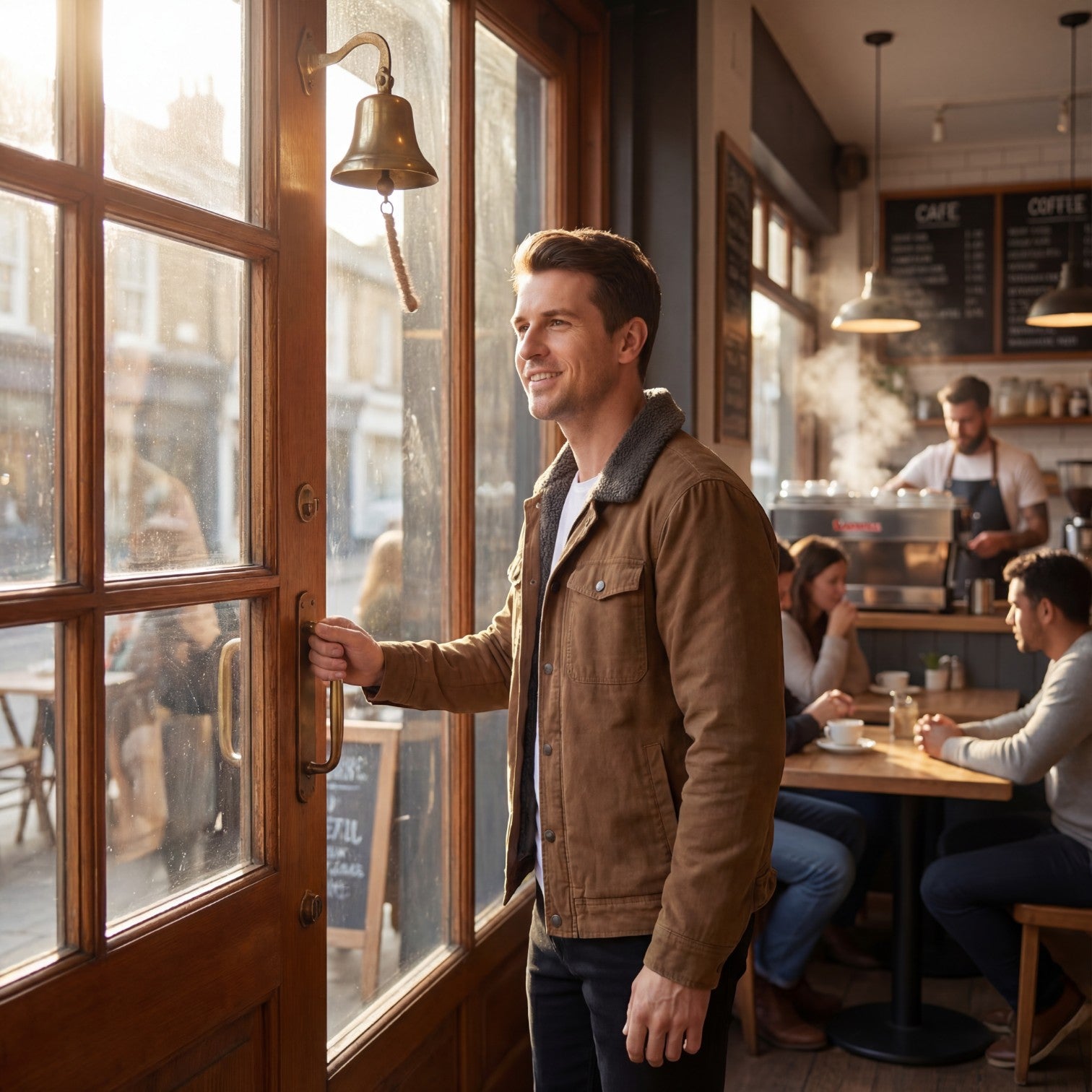 Riche | Veste homme en coton doublée polaire