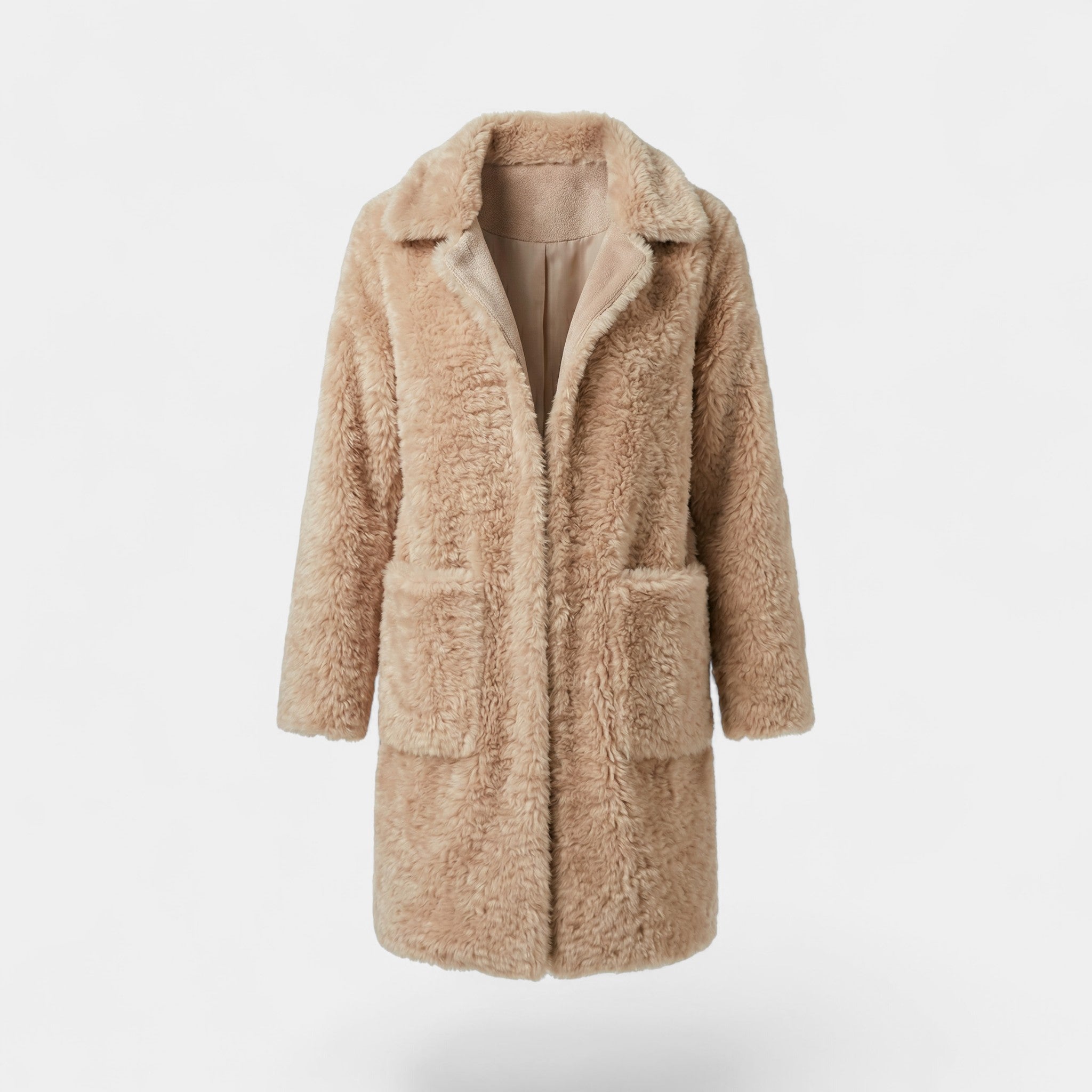 Riche | Manteau mi-long texturé pour femme
