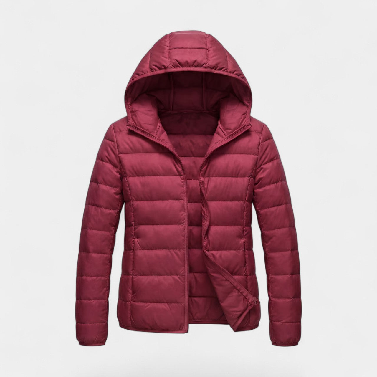 Riche | Veste matelassée isolante légère en tissu tissé pour femme