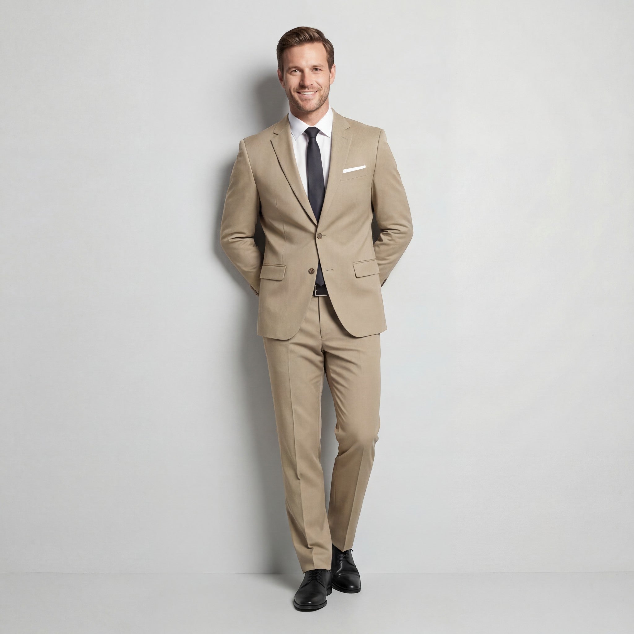 Riche | Ensemble tailleur en laine mélangée homme