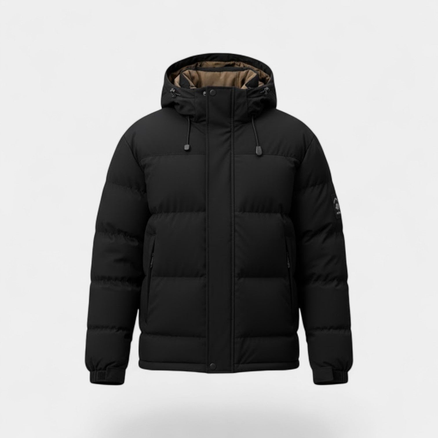 Riche | Doudoune Homme à Capuche en Coton – Épaisse et Chaude