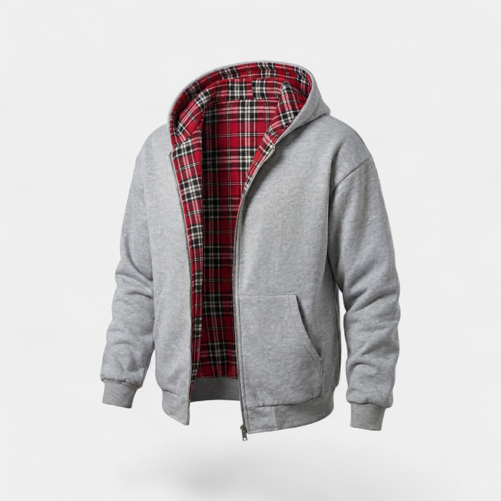 Riche | Veste réversible à capuche en maille pour femme et homme