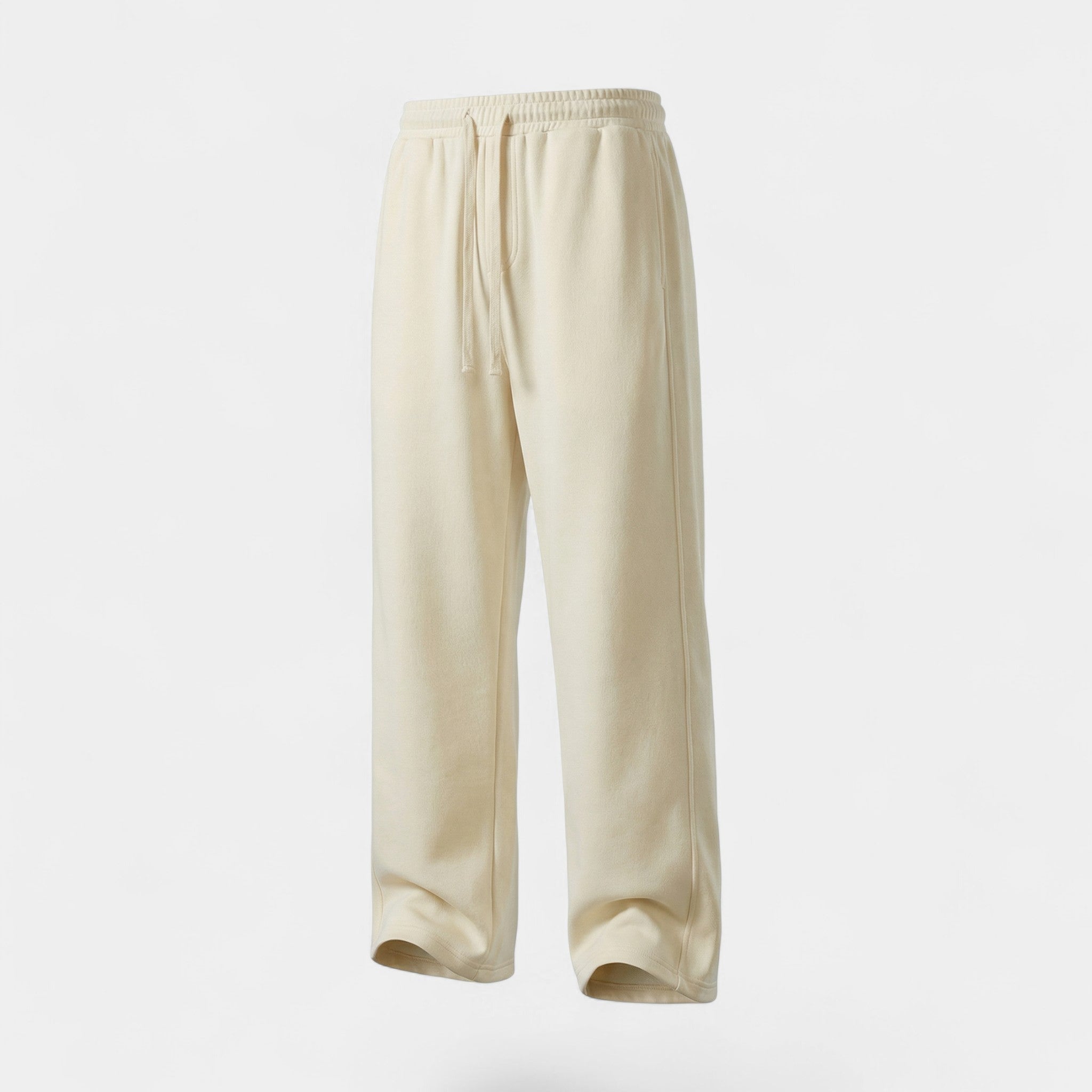 Riche | Pantalon homme en coton à jambe droite avec cordon