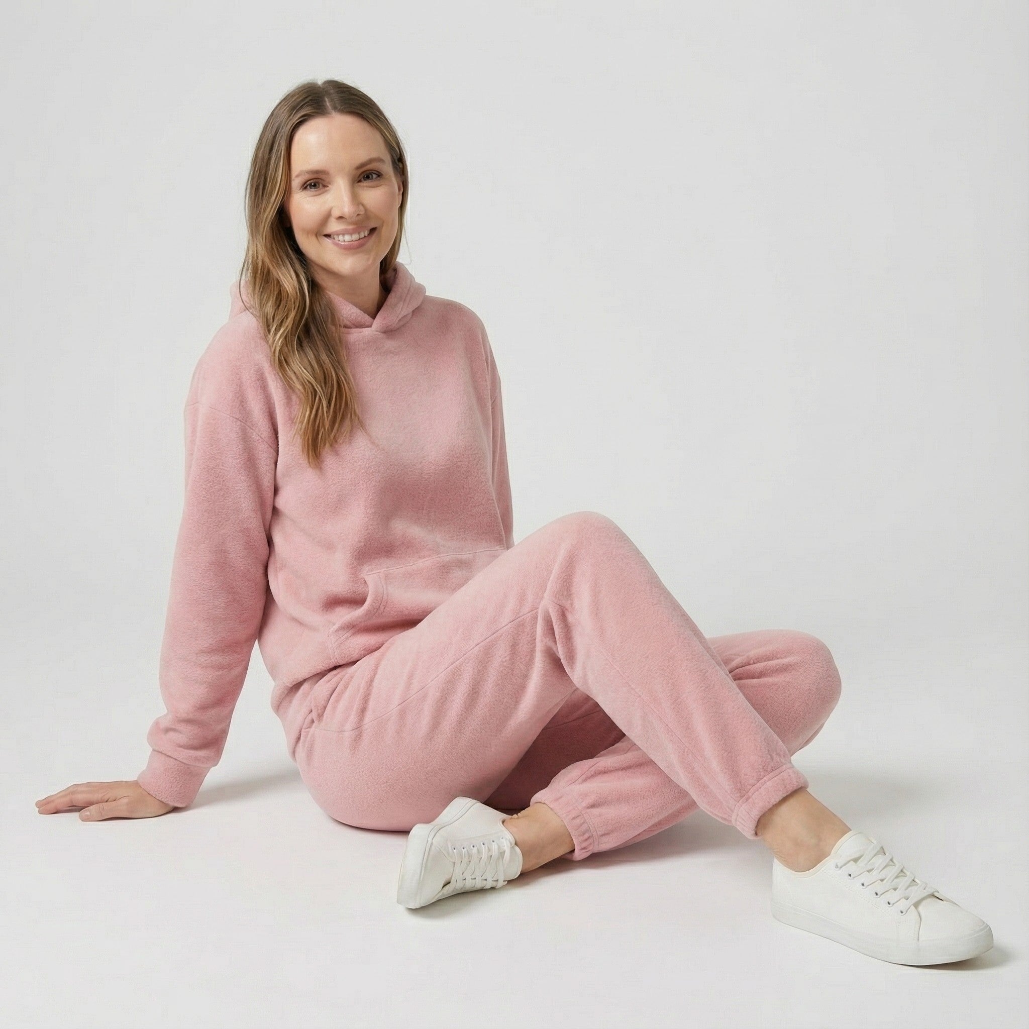 Riche | Ensemble casual femme en coton à capuche