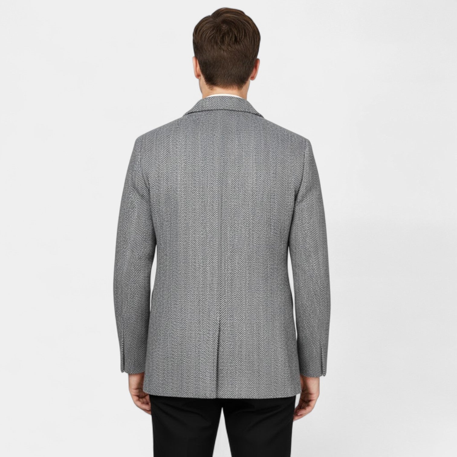Riche | Manteau Homme en Laine – Col à Revers Style Business Décontracté