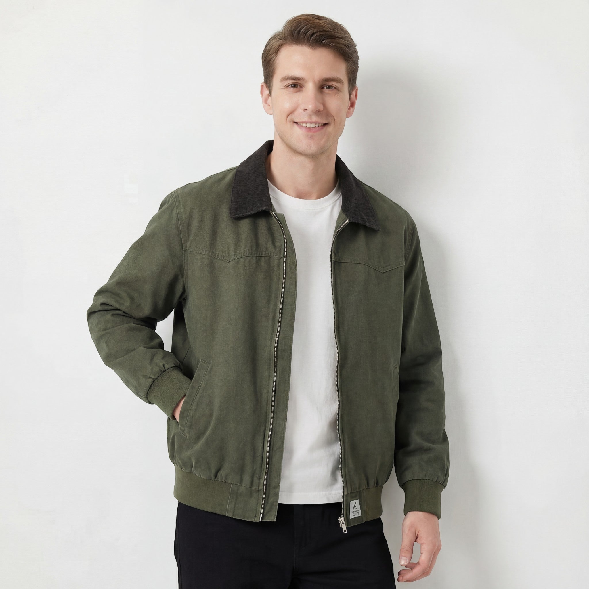 Riche | Veste de travail décontractée en coton pour homme