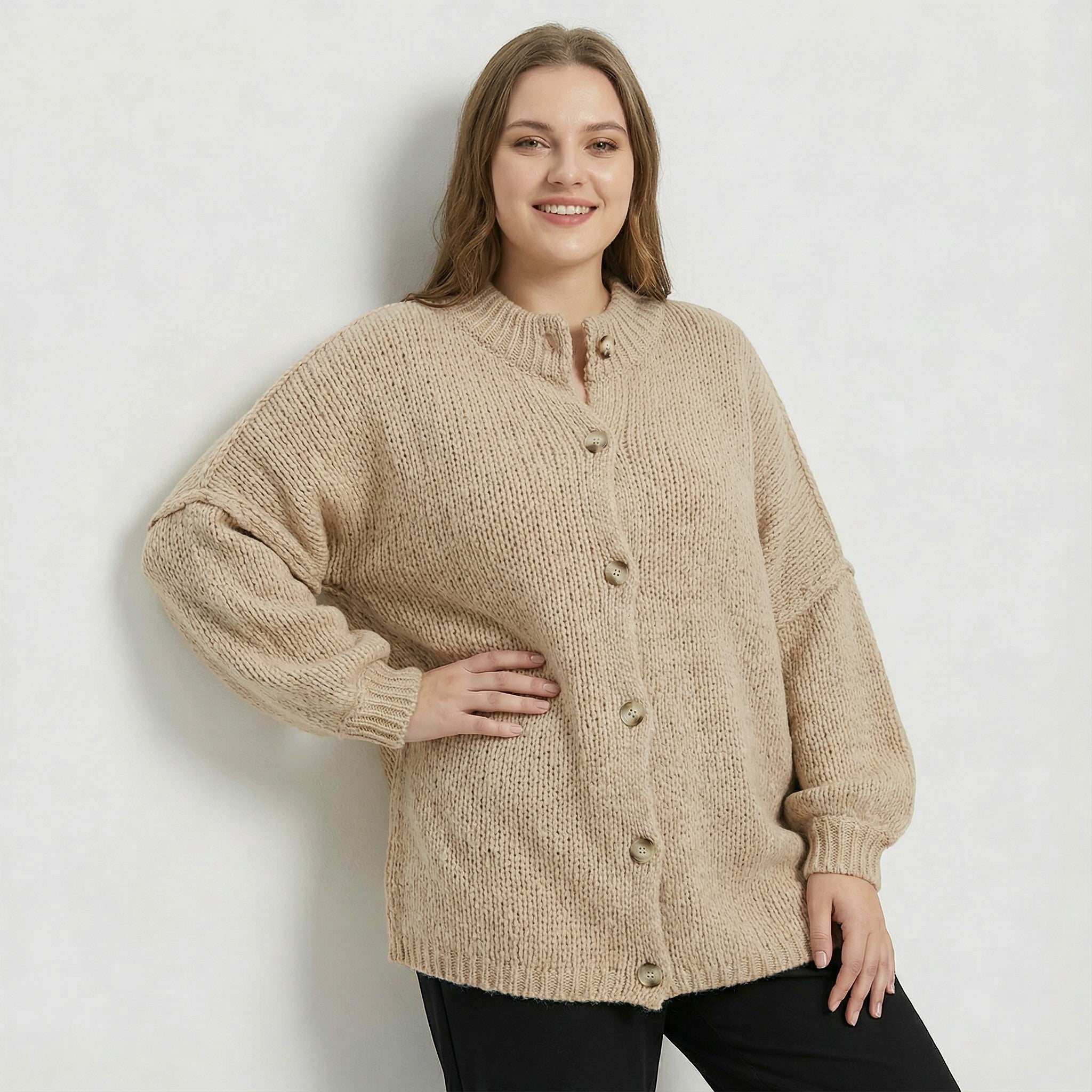 Riche | Cardigan femme en laine tricotée