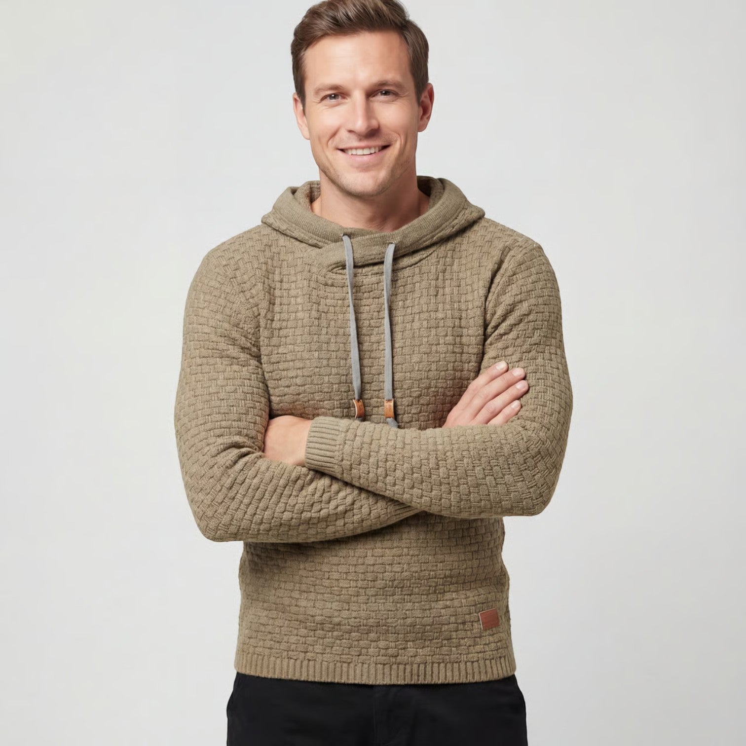 Riche | Pull à Capuche Homme en Mélange de Coton
