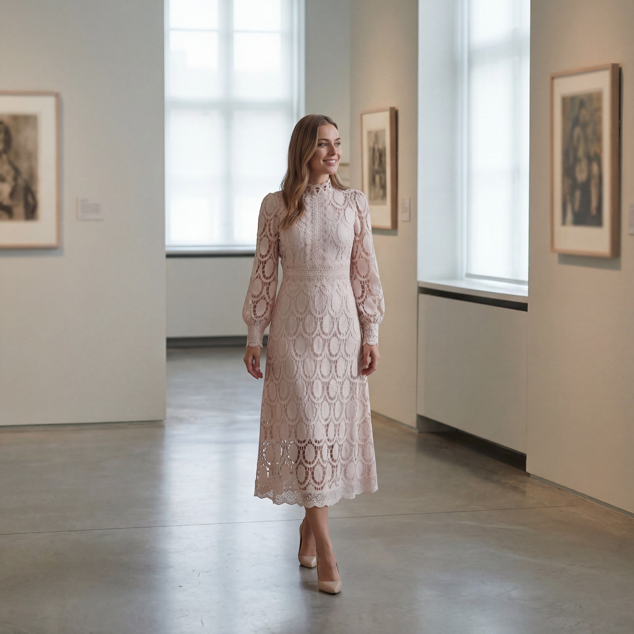 Riche | Robe longue femme en coton fin