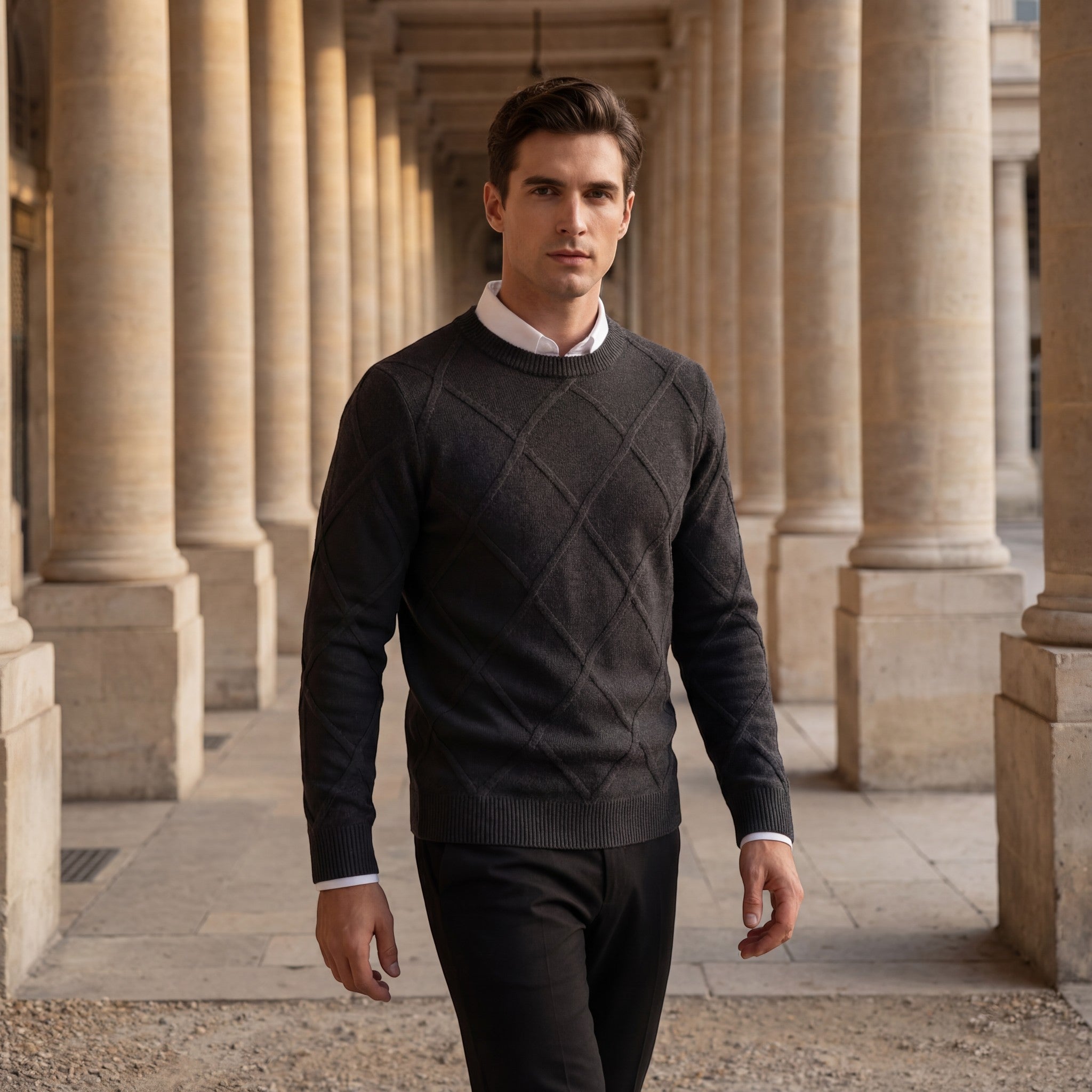 Riche | Pull en laine fine homme