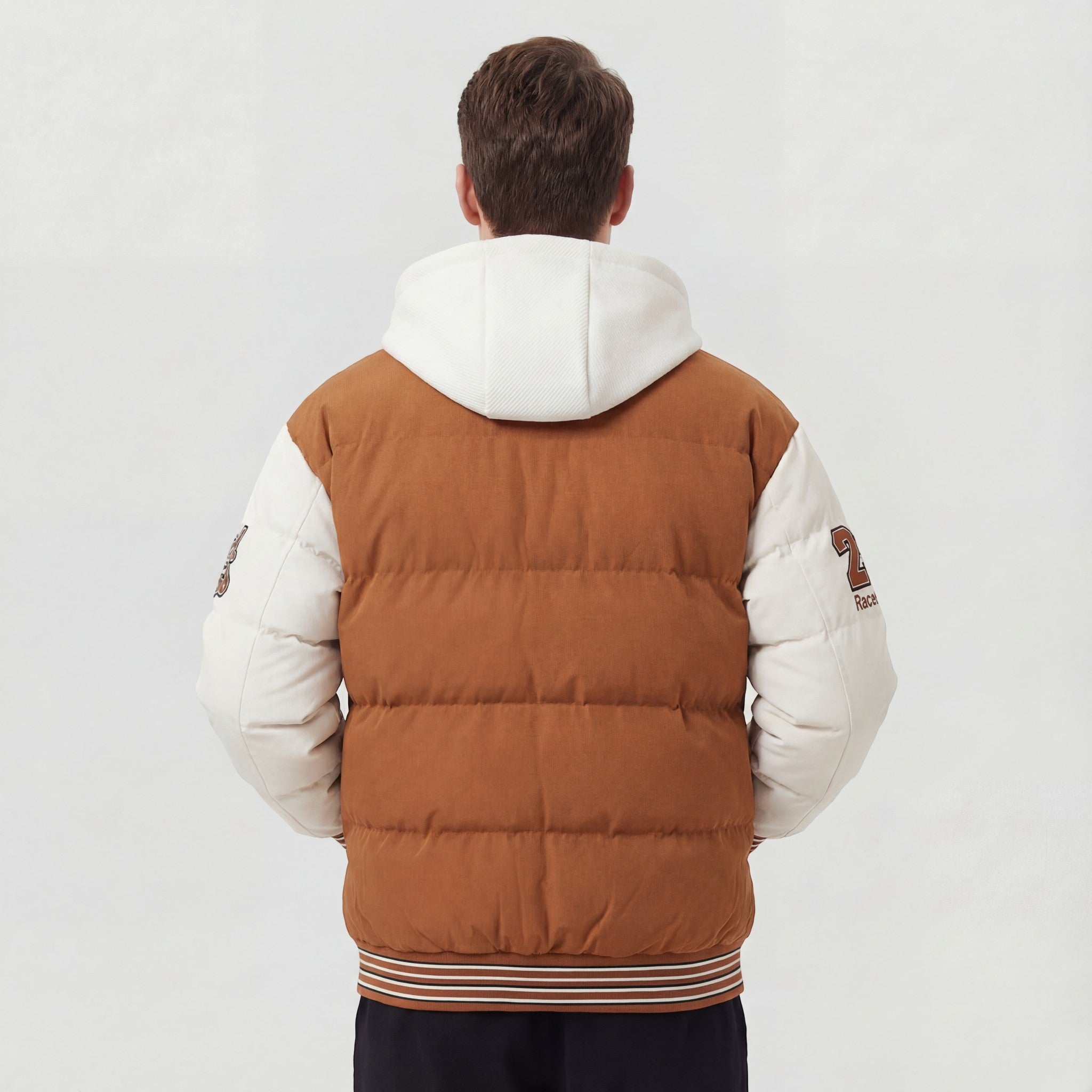 Riche | Doudoune Matelassée à Capuche d’Hiver pour Homme