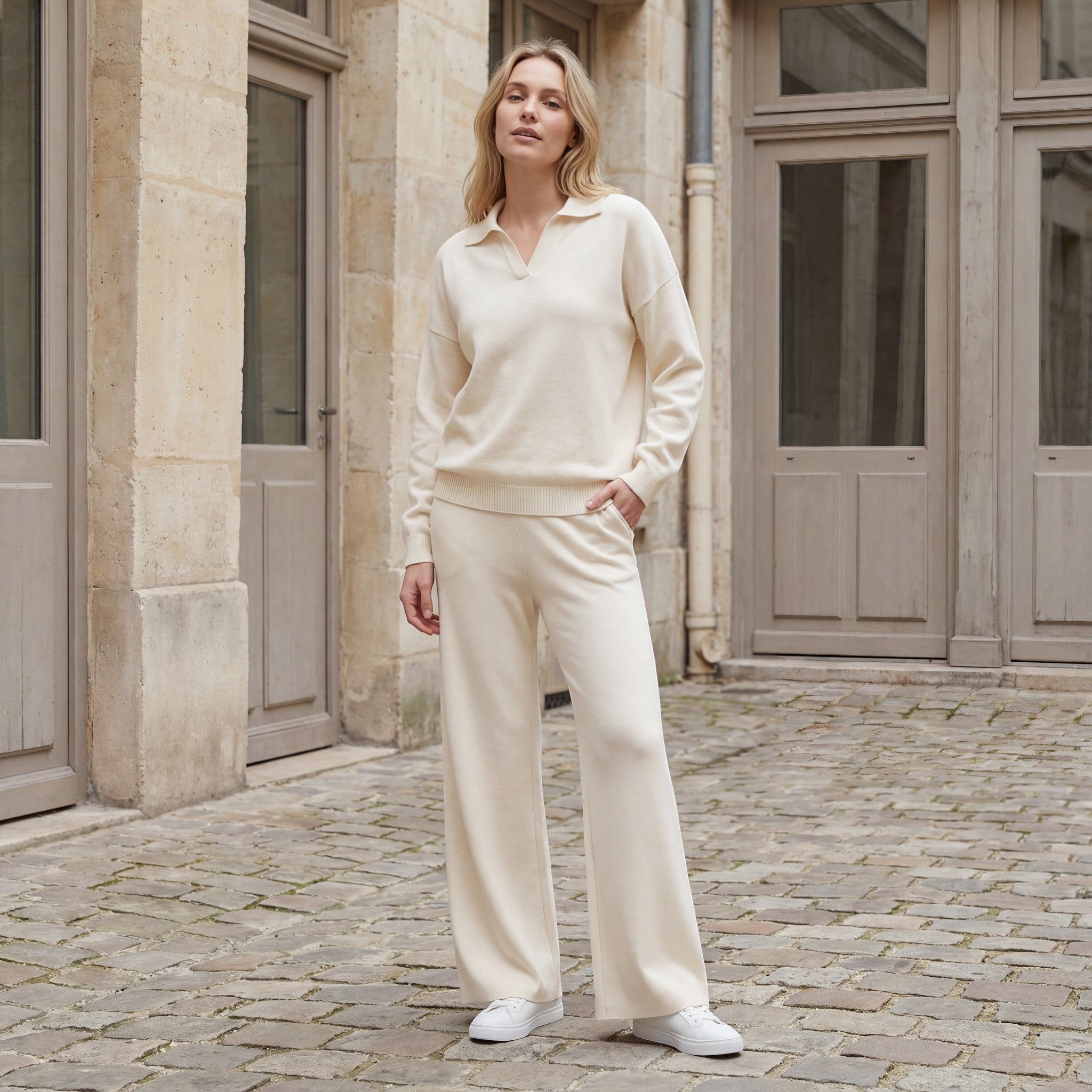 Riche | Ensemble en maille deux pièces pour femme