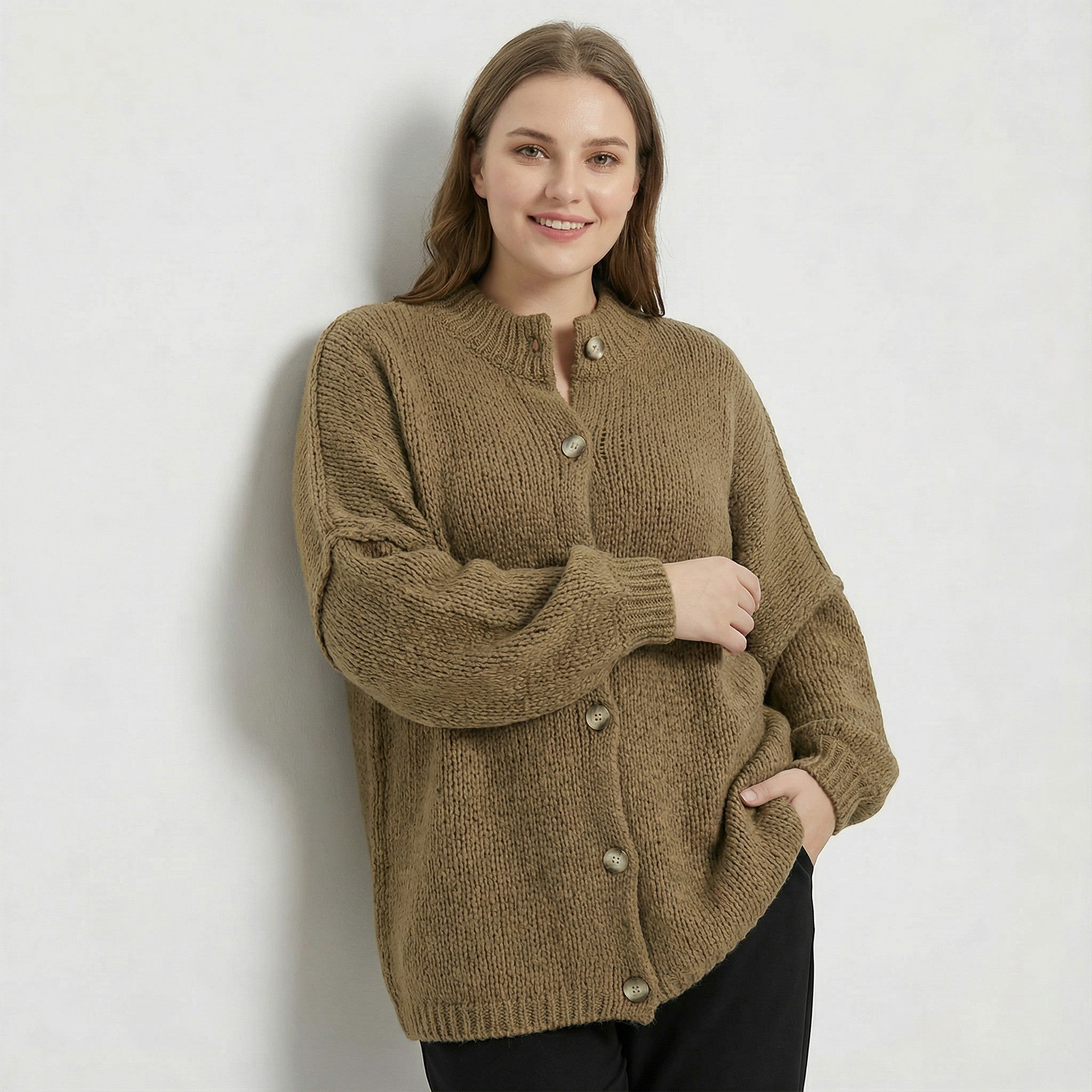 Riche | Cardigan femme en laine tricotée