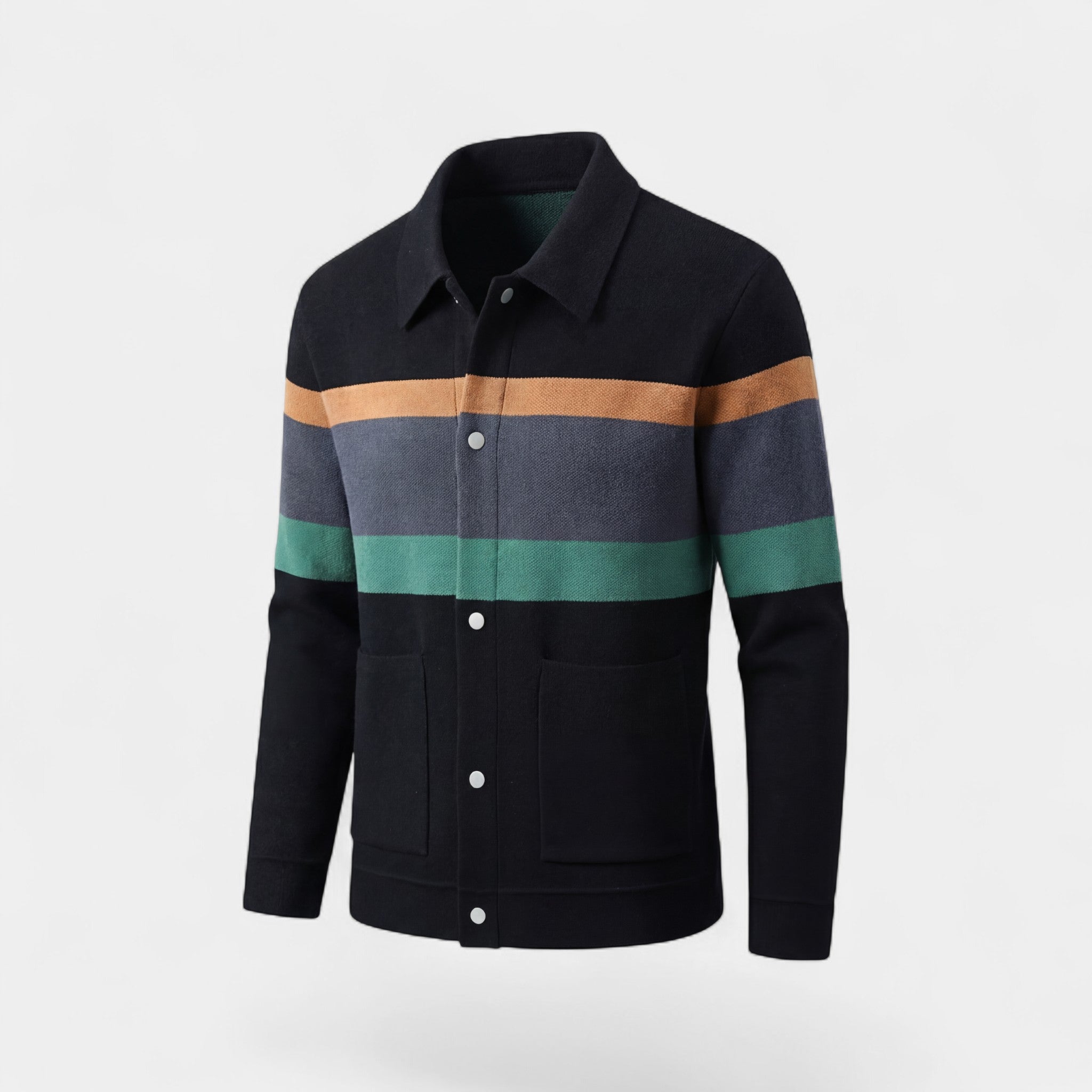 Riche | Cardigan en laine mélangée homme