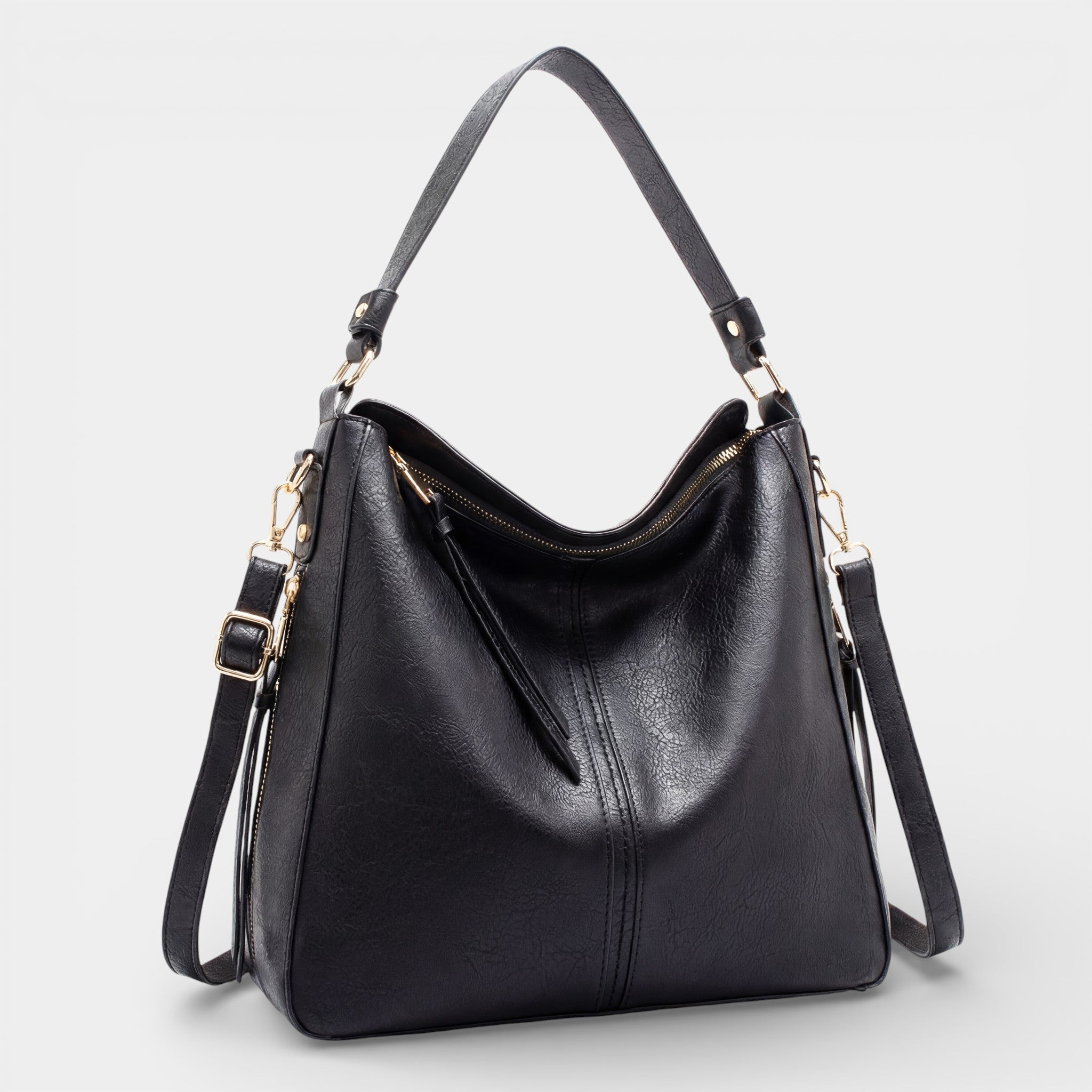 Riche | Sac hobo femme en cuir fin