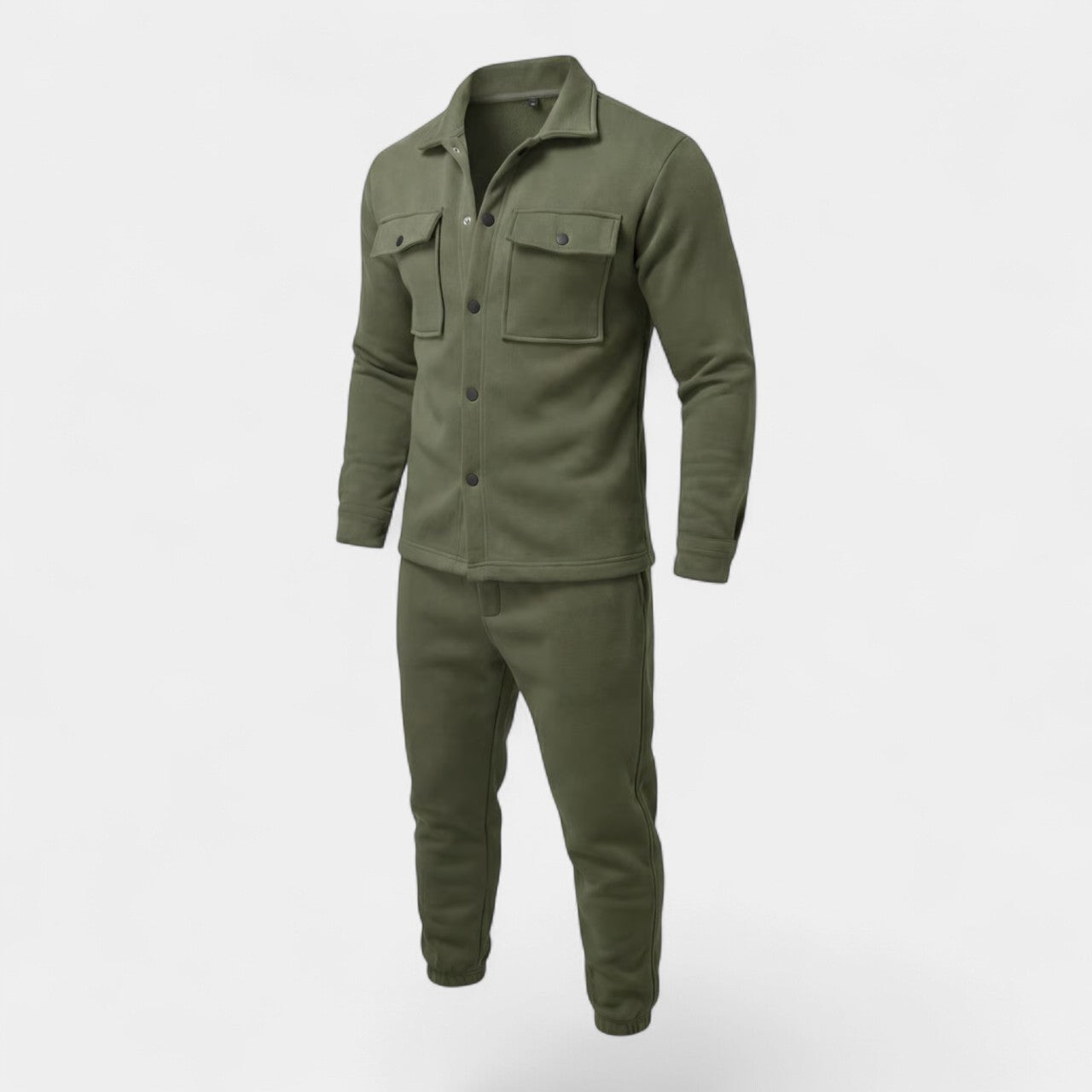 Riche | Ensemble Casual Deux Pièces en Coton pour Homme