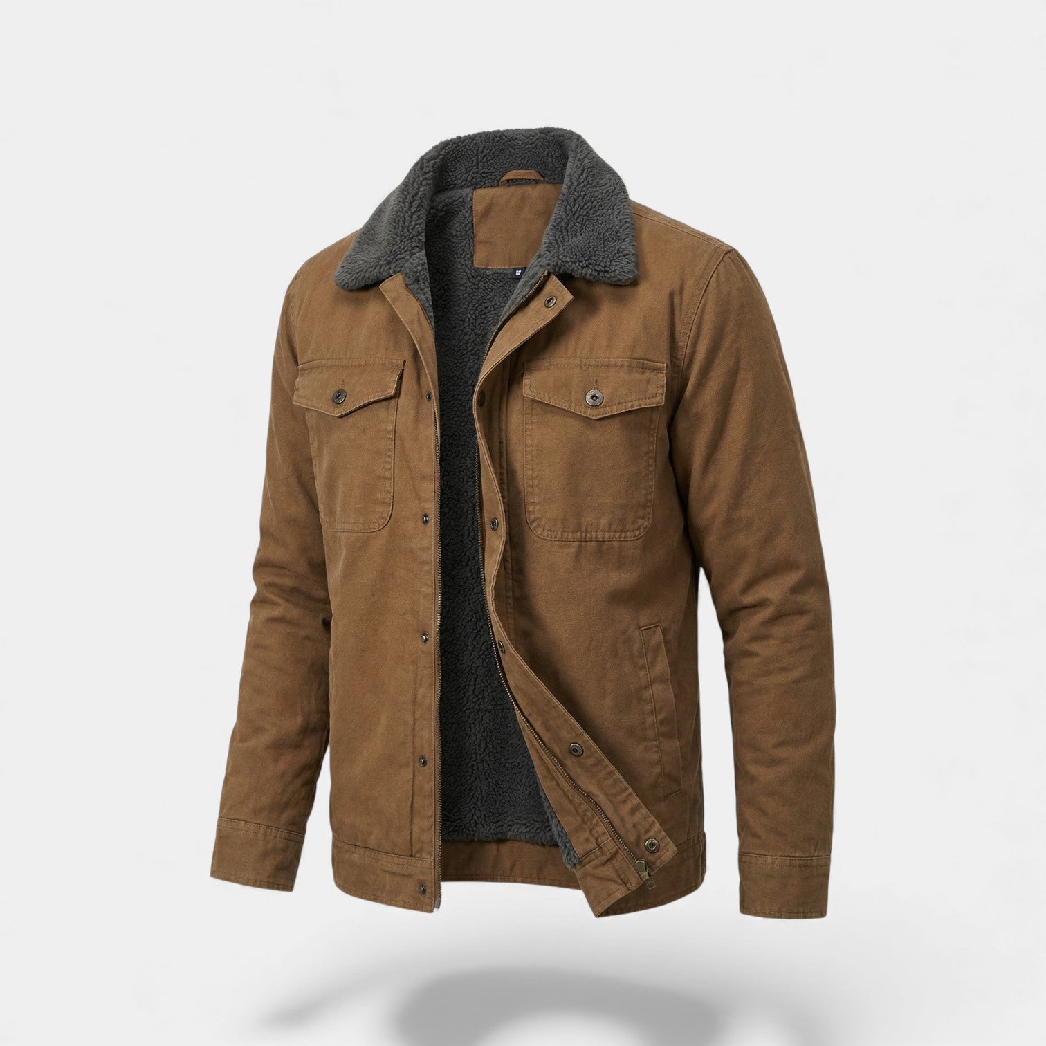 Riche | Veste homme en coton doublée polaire