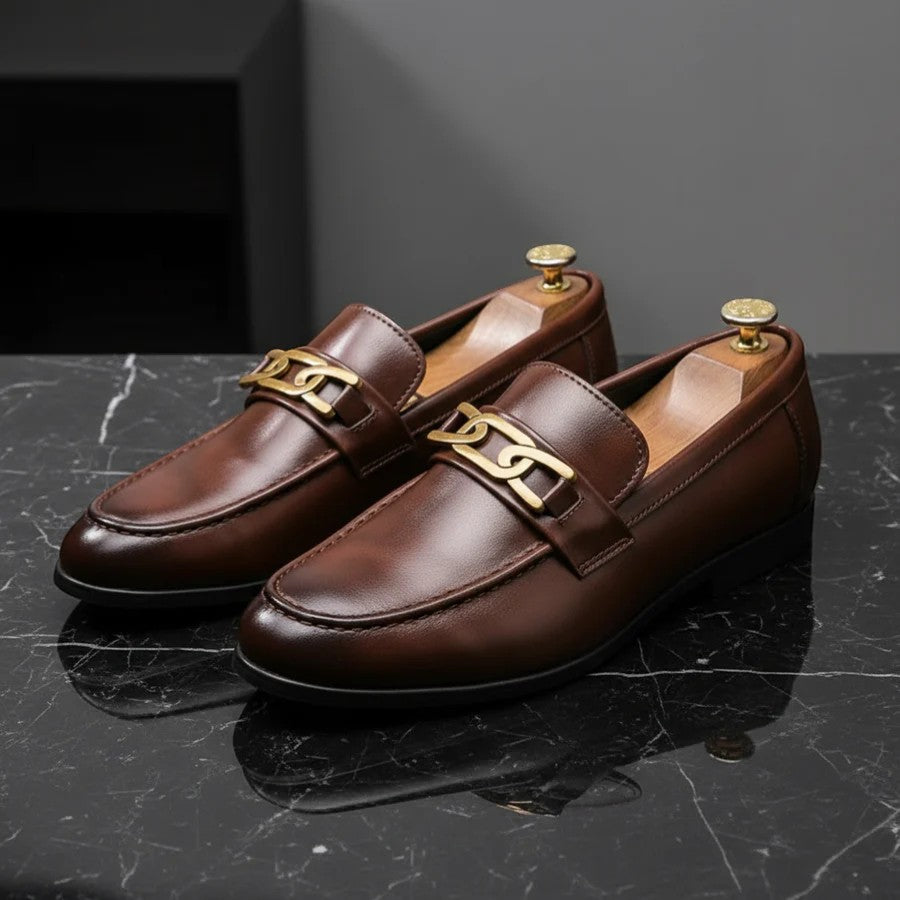 Mocassins en Cuir Homme – Bout Pointu