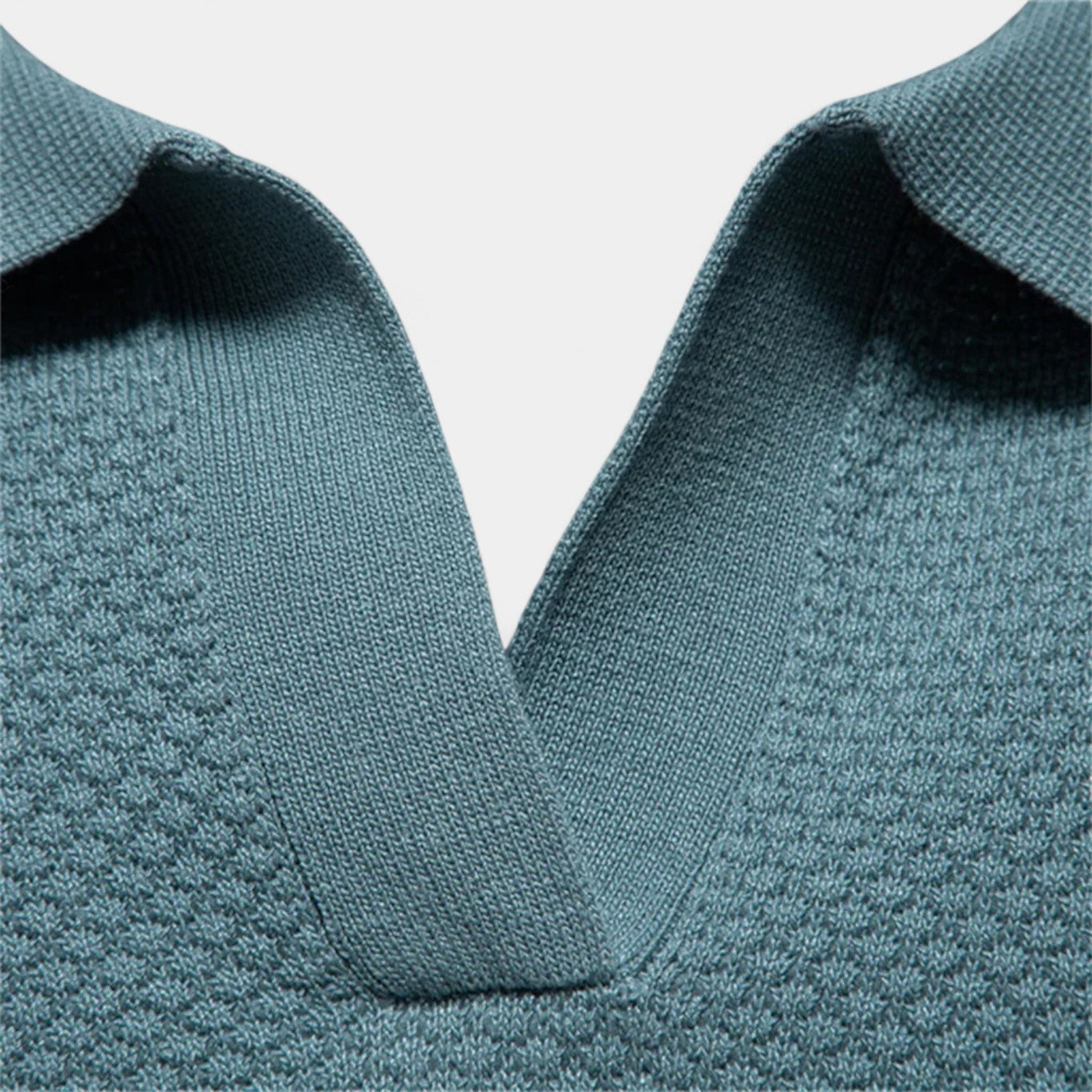 Riche | Cotton Polo Sans Boutons - Élégance Riviera