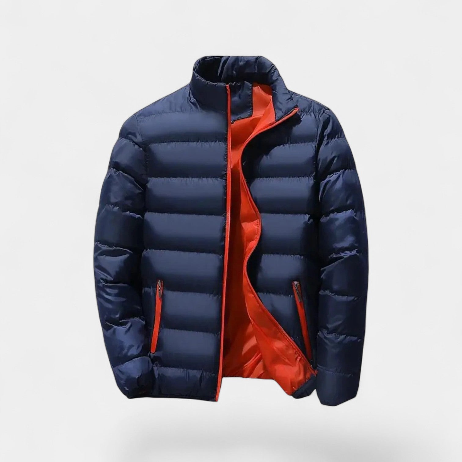 Riche | Doudoune homme coton – ultralégère chaude col montant