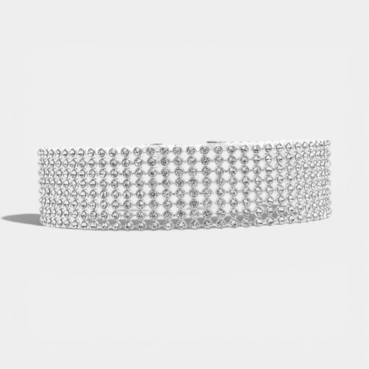 Riche | Collier Ras-du-Cou Strass Cristal Femme