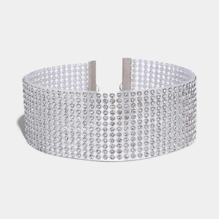 Riche | Collier Ras-du-Cou Strass Cristal Femme