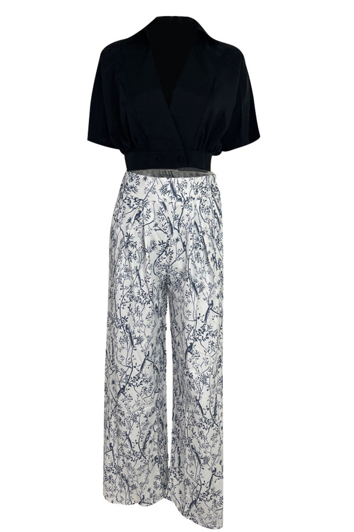 Lightweight Women's Set – Relaxed Fit, Wide-Leg Pants