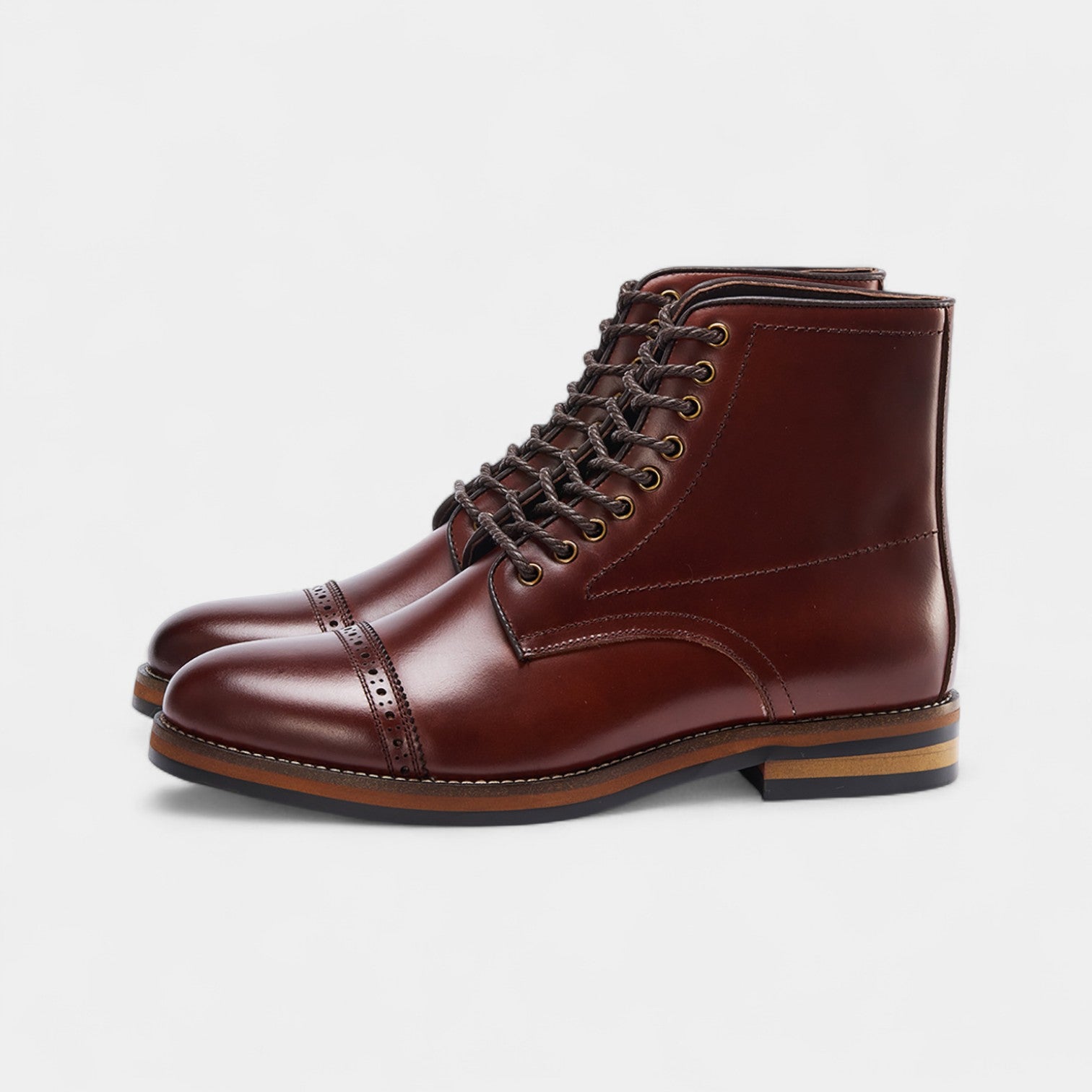 Riche | Bottes Martin homme en cuir PU Chelsea