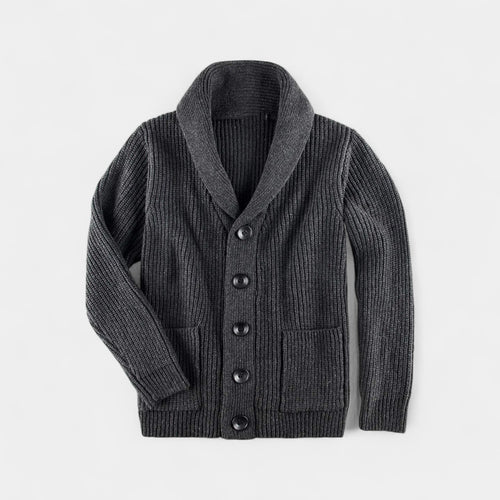 Riche | Gilet homme en laine col montant boutonné – raffiné, chaud, silhouette quotidienne
