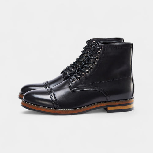 Riche | Bottes Martin homme en cuir PU Chelsea