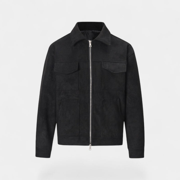 Riche | Veste homme daim coupe-vent – Luxe rétro casual